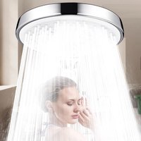 High Pressure Shower Head with One-click Stop Adjustable 5 Modes Shower Head Handheld Powerful Spa Spray Bathroom Accessories