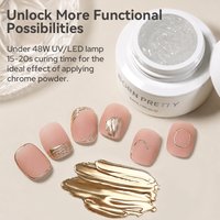 BORN PRETTY 5ml Thick Rhinestone Glue Gel Jewelry Strong Adhesive Gel Strengthener Extension for False Nail Tips Soak Off Diy