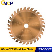CMCP 85mm TiCN Coated Circular Saw Blade For Woodworking TCT Saw Blade 24T/30T/36T Cutting Disc Woodworking Wheel Discs Saw Disc