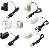 Ultra-quiet DC 5V USB Brushless Motor Mini Submersible Pump Hydroponic Fish Tank Circulating Water Process Fountain Waterfall