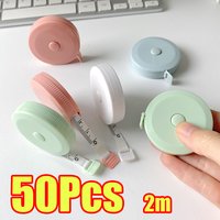 1-50Pcs Soft Tape Measure Metric Imperial Tape Measure for Craft Fabric Cloth Sewing Tailor Weight Loss Body Measuring Tape