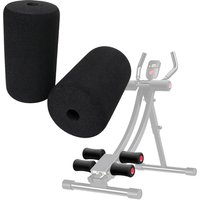 2 PCS Foot Foam Pads Black Foam Rollers Replacement For Leg Extension For Weight Bench Home Bench And Gym Workout Machines