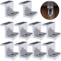 10Pcs Photovoltaic Solar Panel Mount Accessories PV End Clamp Aluminum Alloy Solar-Panel Racking Mounts Accessories PV End Clamp