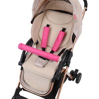 Stroller Armrest Cover Cotton Gauze Guardrail Fence Protector Baby Safety Stroller Seat Belt Shoulder Cover Accessories Stroller