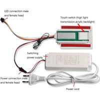Mirror Lamp Sensor Dimmer Switch On/Off LED Lights Isolated Switch Bathroom Mirror LED Lights Controller