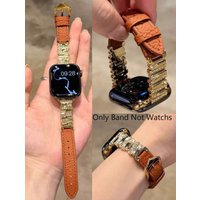 Superior Bling Leather loop For Apple Watch band women Series Ultra 11/10/9/8/7 40mm 41mm 42mm 44mm 45mm 46mm Strap