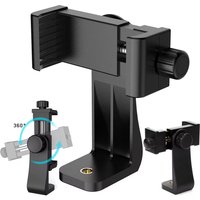 Mobile Phone Clip 360 Degree Compatible With All 1/4 Screw Cellphone Holder Tripod Mount Desk Tripod Adapter For Iphone Huawei