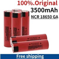 2026 Original NCR 18650GA High Discharge 3.7V 3500mAh 18650 Rechargeable Battery Flashlight Flat-top Lithium Battery