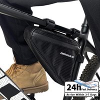 Bicycle Triangle Bag Large Capacity Cycling Front Frame Bag Multifunctional Bicycle Frame Storage Bag for Mountain Road Bike
