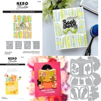 Books arranged neatly Metal Cutting Dies & Stencil Scrapbook Diary Decoration Stencil Embossing Template DIY Greeting Card 2025