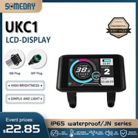 Electric Bike 36V-72V LCD UKC1 Color Display with UART 2 Communication for Electric Bike accessory with SM/Waterproof Connector