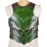 Medieval Dark Elf Chest Armor Vest Viking Knight Gladiator Pirate PU Leather Cuirass Cosplay Costume Outfit Breastplate For Men