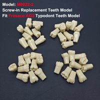 Dental Teeth Model Fit Frasaco AG3 Model Full teeth 32Pcs Screw-in Practice Filling Gingivae Teeth Training Teach