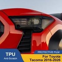 Smoke Black TPU PPF Pre Cut Car Headlight Protective Film for Toyota Tacoma N440 N340 2016-2026 Anti-Scratch Headlight Film