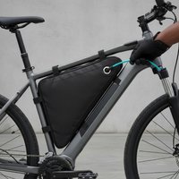 Black bicycle case 36V, 48V, 60V, 72V, electric bicycle triangular bag, electric bicycle battery bag