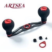 ARTSEA 2023 New Carbon Fiber Fishing Reel Hand EVA Knob For Baitcasting Reel DIY Fishing Accessories Tool