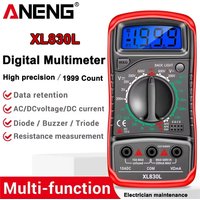 ANENG XL830L Digital Multimeter Smart Voltage AC/DC Resistance Ammeter hFE Triode Ohm NCV Diode Multimetro Tester Meter Tools