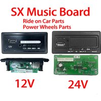 SX1918 SX1938 SX1888 Hollicy Children's Electric Ride on Car MP3 Player Music Chip Board Broadcast Voltage Display Unite Parts
