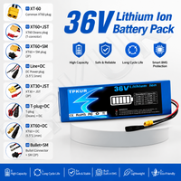 10S3P 36V 15Ah 18650 Lithium Battery Pack with BMS Protection Board Rechargeable Power Battery for Electric Scooter Bicycle