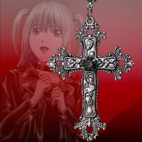 Y2K Spicy Girls Gothic Lolita Cross Pendant Necklace Punk Women Sweet Cool Double Layer Beaded Chain Choker Jewelry Accessories