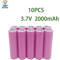 Brand New Original 18650 10C Poder 2000mAh 20A Descarga 3.7V Lanterna Recarregável Da Bateria, Conjunto Da Bateria Da Ferramenta