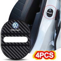 4pcs Car Styling Auto Protect Door Lock Cover Stickers Accessories Case For Volkswagen VW R Line GTI Golf 4 5 7 Caddy Passat b6