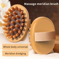New Handheld Wooden Body Massage Brush Anti For Legs Belly Body Shaping Dry Skin Brush Portable Muscle Relax Beauty Tool