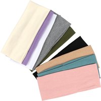 Solid Color Elastic Hairband Running Sport Headband Yoga Sweat-absorbing Hair Band Fashion Black Sweatband Hair Accessories