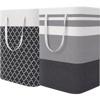New Waterproof Fabric Laundry Basket Simple Clothes Sundries Storage Box Foldable Bag Large Capacity Laundry Basket