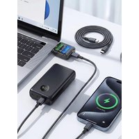 Digital USB-C Tester 0-8A 240W Voltage Current Power Capacity Meter Auto Rotation Temperature Display Fast Charging Detector