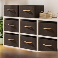Home Use Drawer Style Storage Box Fabric Organizer for Clothes Toys Books Wardrobe Closet Portable Moving Storage Basket