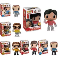 Funko POP The Big Bang Theory Leonard Hofstadter 74# Sheldon Cooper 73# Howard Wolowitz 75# PVC Figure Model DollsToys Kids Gift