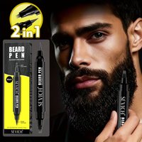 Double-headed Waterproof Beard Pen Filler Men Moustache Coloring Pen Beard Coloring Filling Enhancer Hair Beard Stuffing Pencil