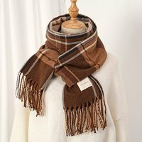 Winter Cashmere Women Scarf Female Luxury Brand Scarves Lady Knit Bandana Women Solid Shawl Wraps Foulard Wool Pashmina 2024