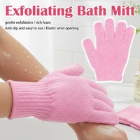 Exfoliating Bath Gloves,Deep Scrubbing Dead Skin Shower Gloves for Beauty Spa Massage Skin Shower Body Scrubber for Men,Women