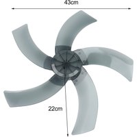 18 Inch Fan with Thickened Blades for Wall Table or Floor Mounting Offers Consistent Air Movement and Quiet Operation