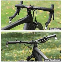 Bicycle 1PC Rear View Convex Mirror Handlebar Drop Bar Mount Acrylic Lens Back Sight Reflector Light Weight