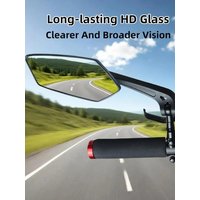 AliExpress NONE 360-Degree Rotating Bike Mirrors for Handlebars with Scratch-Resistant Glass Lens Universal Safe Riding Rear View Mirrors