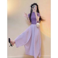 YUDX Miyake Women's Half Skirt Pod Skirt Design High Waist Loose Plus Size Pleated Solid Color Half Skirt 2025 Spring New