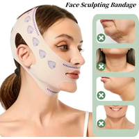 V Shaper V Line Face Anti Wrinkle Lifting Tape - Reusable Beauty Face and Chin Lift Mask for Men and Women,Soft High-Elastic Fit