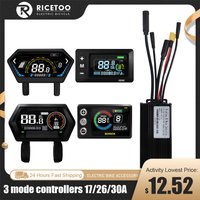 Electric Three Mode Controller 250W-1000W 24V 36V48V 3-Mode Brushless Motor 17A26A30A With Learning Function,Controller Set
