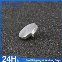 Haoge Camera Shutter Release Button for Leica Q3 43/Q3/D-LUX8/M9 / M10 / M-10P / M9-P / M Type 240/m262 Convex Surface Silver