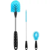 3-in-1 Water Bottle Brush Set Cleaning Brush Long Handle Water Bottles Cleaner Washing Kitchen Scrubbing Tools milk bottle brush