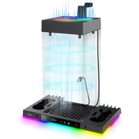 Ipega PG-XBX024S rooftop Cooling Fan For Xbox Series X Host RGB Intelligent temperature control base + top Headphone hangers