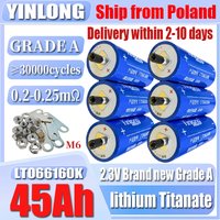 2,3V 45Ah LTO 66160K Yinlong A-Klasse Lithium-Titanat-Batterie, 30.000 Zyklen, Schnellladung, 10C Dauerstrom 450A, 20C Impuls 900A, -50 ℃ Extrem niedrige Temperatur,