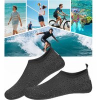 Tpr Sole Water Shoes Wading Shoes Women’s Barefoot Water Shoes Rhinestone Mesh Slip-ons Breathable Quick-drying Sock for Beach