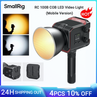 SmallRig RC 100B COB Video Light with Handle 100W 2700K-6500K Type-C Fast Charging w Battery Plate App Control for Photography