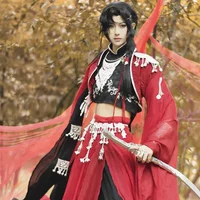 Tian Guan Ci Fu Xie Lian Hua Cheng Cosplay Costume Hua Cheng Loulan Cos Dress Hanfu Full Set Chinese TV Series TGCF 2025