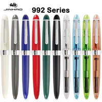 JINHAO 992 12 Colors Fountain Pen Luxury Quality Student Writing Pens Stationery School Office Business Supplies Gift PK 9019