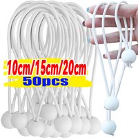 Ball Rope Bungee Cords Portable Outdoor Elastic Tent Fixing Tarpaulin Awning Canopy Heavy Duty Tarp Tie Down Tent Accessories